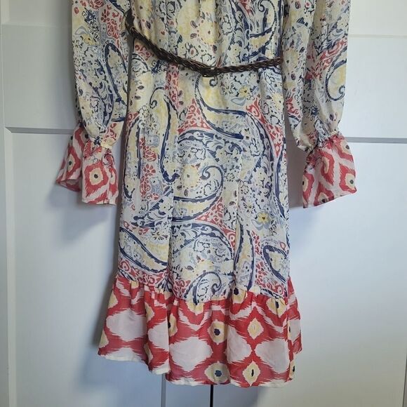 American rag cie plus size barn red combo dress - Picture 3 of 10